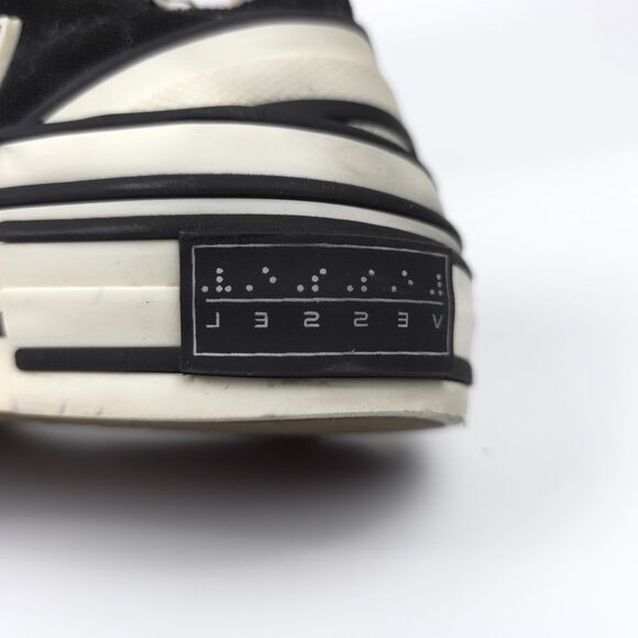 VESSEL x Yohji Yamamoto Patchwork Platform Low Sneakers Black Skate Y2k Grunge 7 - Picture 10 of 10